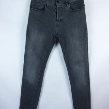 DENIM Co. męskie szare spodnie jeans slim - W32 / L32