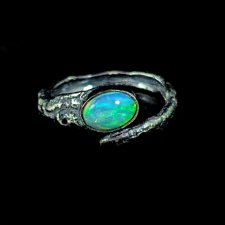 OPAL OPLECIONY SREBREM