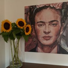 Obraz na płótnie - Frida Kahlo, reprodukcja