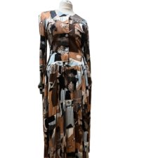 Sukienka Maxi Vintage Plus size Patchwork