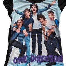 Vintage Y2K One Direction AOP blouse bluzka koszulka Liam Payne