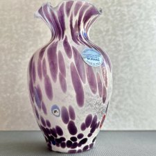 Murano Glass Sweet Purple Multicolor Vase ❀ڿڰۣ❀ Art Glass ❀ڿڰۣ❀ Wazon