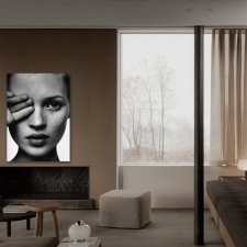 Obraz na płótnie - Kate Moss, portret, obraz na płótnie