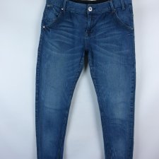 Next Relaxed Tapered spodnie jeans slim 14 / 42