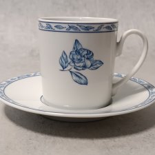 ROSENTHAL Filiżanka Duet ELEGANCE Classic Blue Kobaltowa Róża