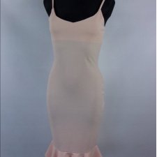 Boohoo sukienka midi syrenka nude z metką 10 / 36