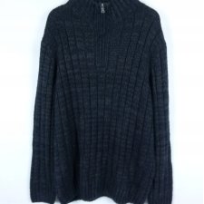 Easy gruby sweter półgolf akryl / XXL