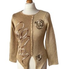 Sweter Vintage Y2K Coquette Fairy Gypsy