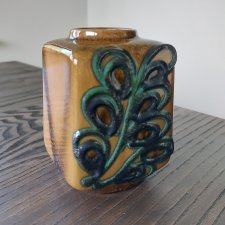 Strehla Germany  vintage  wazon  ceramiczny