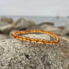 BRANSOLETKA BEADS LIGHT AMBER