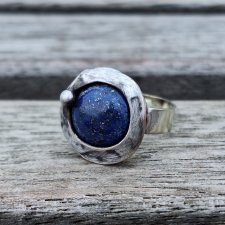 Lapis lazuli - pierścionek regulowany