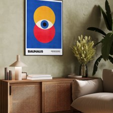 Plakat Bauhaus kolorowa geometria - format 40x50 cm