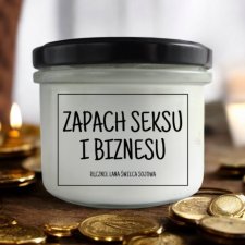 Świeca sojowa ZAPACH SEKSU I BIZNESU  235 ml