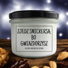 Świeca sojowa ZJEDZ SNICKERSA BO GWIAZDORZYSZ 235 ml