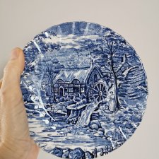 Talerz śniadaniowy angielska porcelana