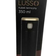 Kubek termiczny Ambition Lusso 350 ml Czarny Stal Nierdzewna Nowy