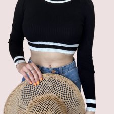 Crop top S H&M 80% wiskoza