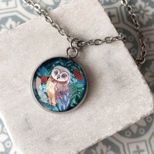 Forest Owl naszyjnik dla eleganckiej kobiety