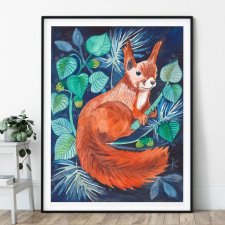 Squirrel Plakat 30x40