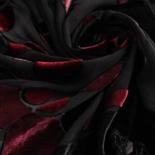 Exclusive velvet scarf silk Besarani