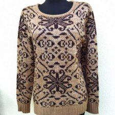 YESSICA  - WZORZYSTY SWETER