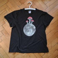 Tshirt 100% bawełna - Muchomory na księżycu