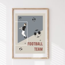 Plakat dla dzieci Football Team