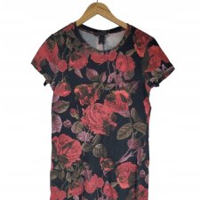 Długi tshirt sukienka mini MONKI 38 M