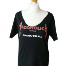 Koszulka Damska Alcoholica Unikat T-shirt