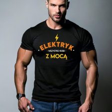 Koszulka męska BIAŁA lub CZARNA "Elektryk"