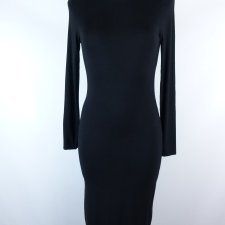 Topshop sukienka midi cienka dzianinka jersey / S