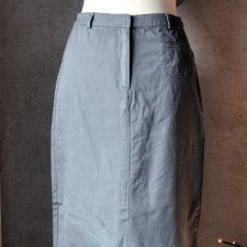 Wąska maxi spódnica grafit casual vintage XS