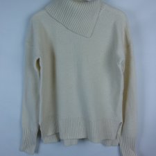 Jack Wills sweter golf  lambswool  cream  - 10 / M