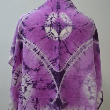 jedwabna chustka batik ombre boho