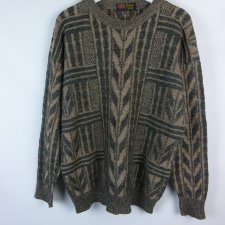 Brown Jury męski sweter vintage / 54