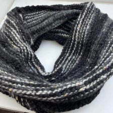 Sarah Pacini komin wool melanz z czarnym