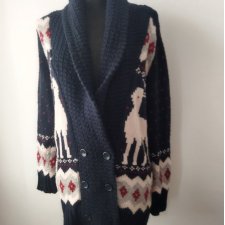 ZARA KNIT - WZORZYSTY SWETER