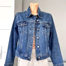 Kurtka katana jeansowa Bhs r.S 36 niebieski denim klasyczna oversizowa