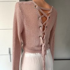 Jasny różowy sweter Pink Woman M 38