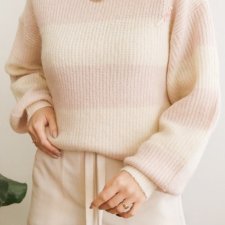 Pastelowy sweter 36/38