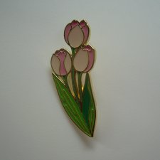 PIN PRZYPINKA BROSZKA TULIPANY