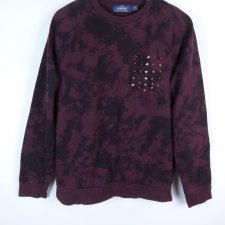 Topman męska bluza burgund bawełna / M