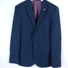 CedarWood State slim fit elegancka granatowa marynarka  / 36R