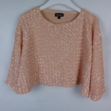 Topshop bluzka crop oversize cekiny 16 / 44