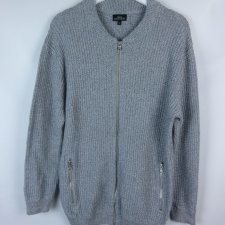 Next męski sweter 100% bawełna zip / XL