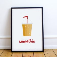 A4 Plakat MNIAM - smoothie pomarańcza