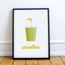 A4 Plakat MNIAM - smoothie kiwi