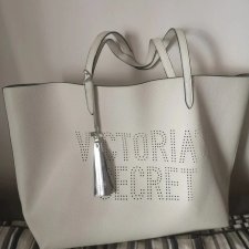 Victoria's Secret biała torba shopperka nowa