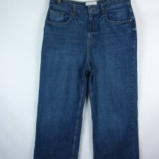 Fat Face spodnie jeans proste szerokie nogawki / UK 12S