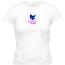 KOSZULKA DAMSKA PREMIUM T-SHIRT MEOWGICAL CHAOS, CZARNA, BIAŁA, NIEBIESKA LUB RÓŻOWA o  rozmiarach S, M, L, XL, XXL